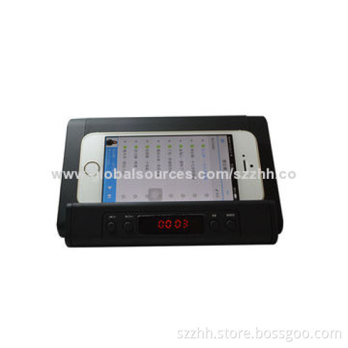 Portable Induction Speaker, Supports iPod/iPhone 5/FM Radio/U-disk/TF-card for 16GB at Most